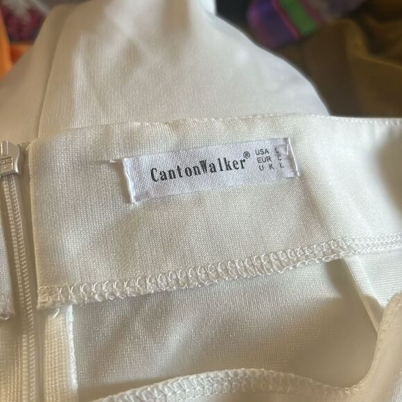Canton walker white skirt mini L - Picture 8 of 9